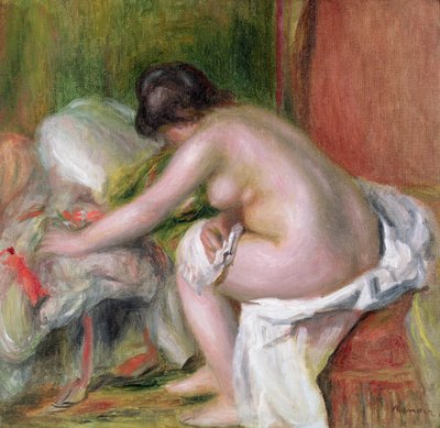 Sitzender Badender, 1898 von Pierre Auguste Renoir